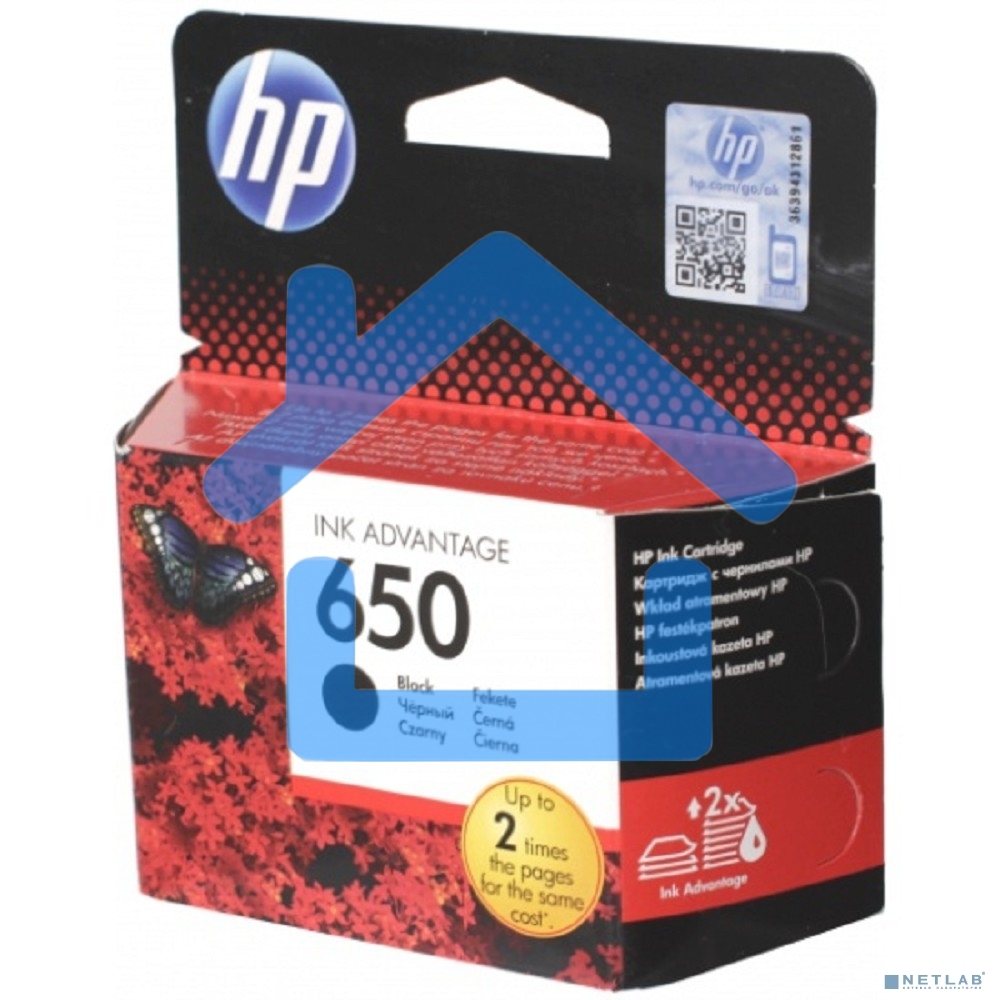 Картридж струйный HP 650 CZ101AE черный для HP DJ IA 2515