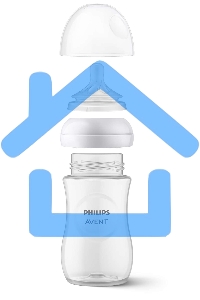 Бутылочка для кормления Philips SCY903/11 250 мл, 1 шт, серия NATURAL Response, пластик, PINK