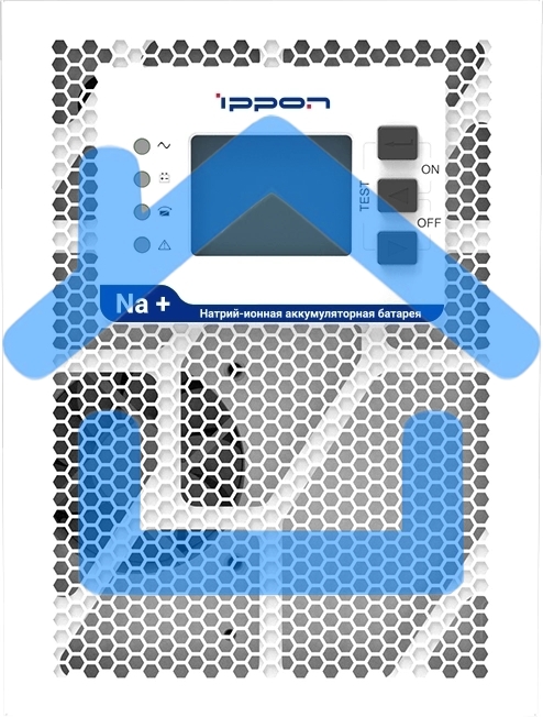 Источник бесперебойного питания Ippon Na+ TAE 1000 1000Вт 1000ВА белый