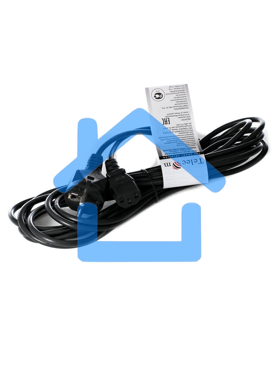 Кабель компьютер - розетка 220V <5.0м> (Европейский стандарт) <TP021-5.0-BK> Кабель компьютер - розетка 220V <5.0м> (Европейский стандарт) <TP021-5.0-BK>