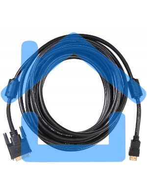 Кабель Buro HDMI-19M-DVI-D-10m 24M/19M 10м позол/ферритовые кольца