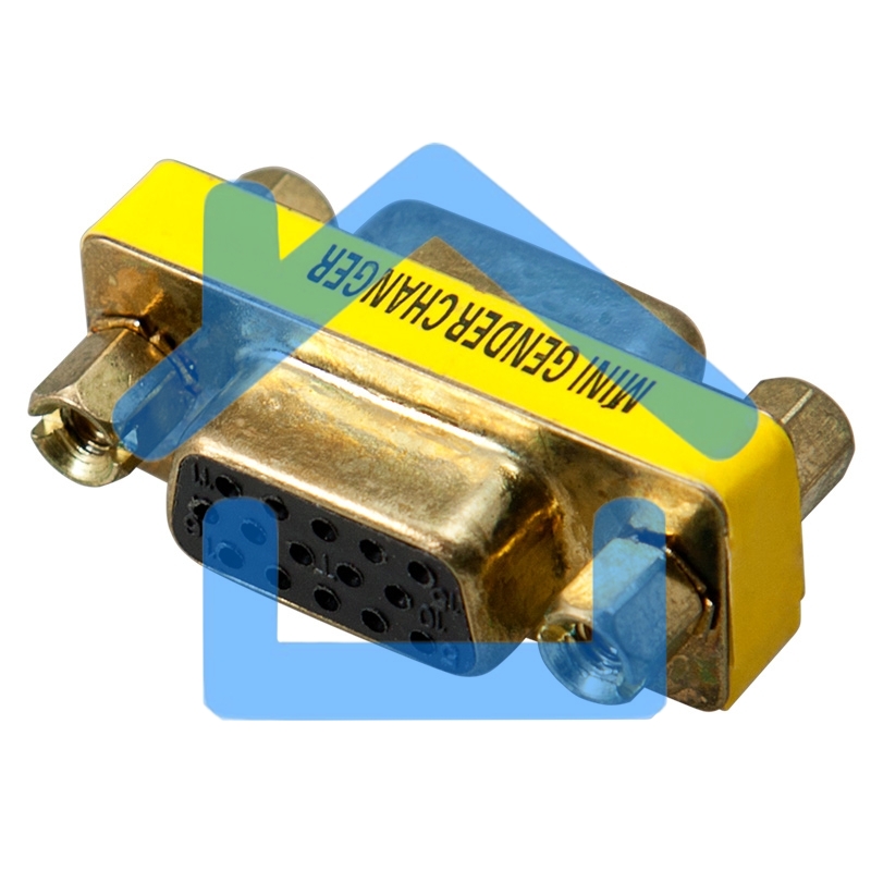 Переходник Rexant (17-6817) ПЕРЕХОДНИК гн.VGA - гн.VGA GOLD