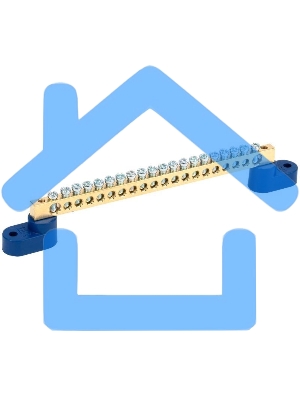 Шина нулевая ШНИ-6х9-20 У2-С на 2-х. угл. изол. ИЭК YNN10-69-20C2-K07