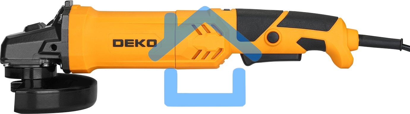 Углошлифовальная машина Deko DKAG1500 1500Вт 12000об/мин рез.шпин.:M14 d=125мм