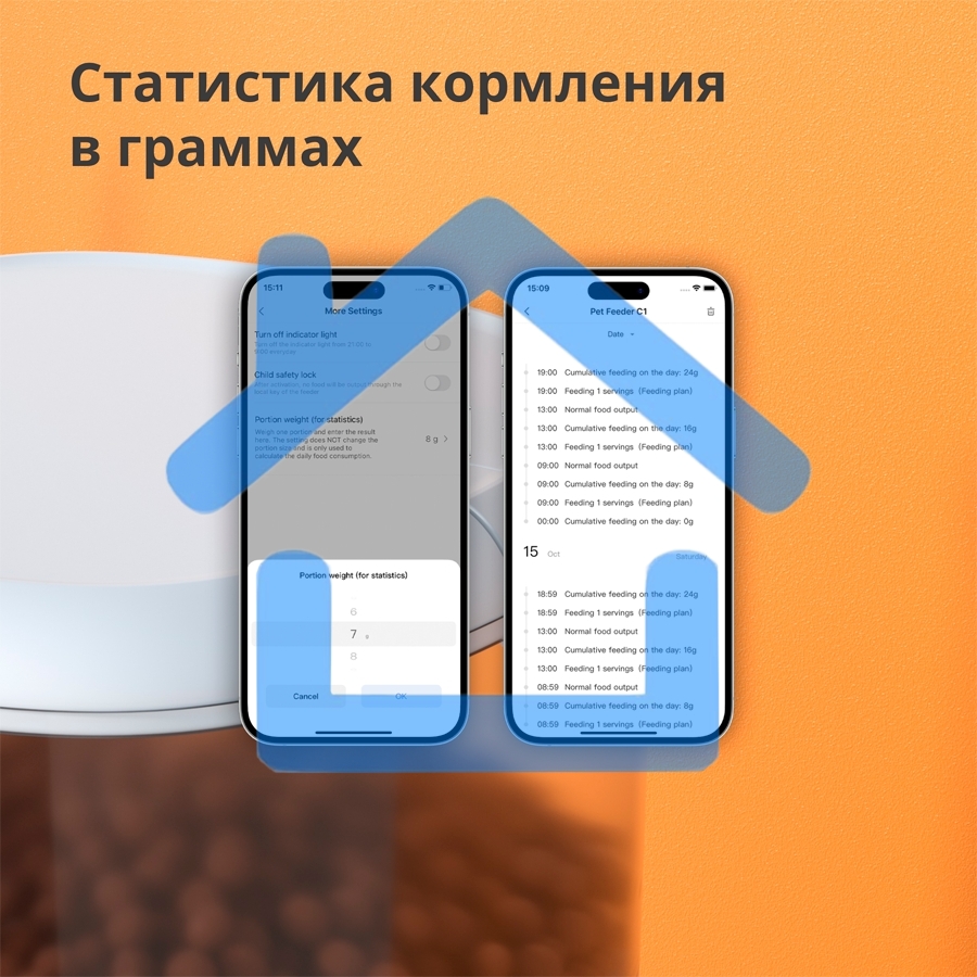 Умная кормушка для домашних животных Aqara Smart Pet Feeder C1 PETC1-M01