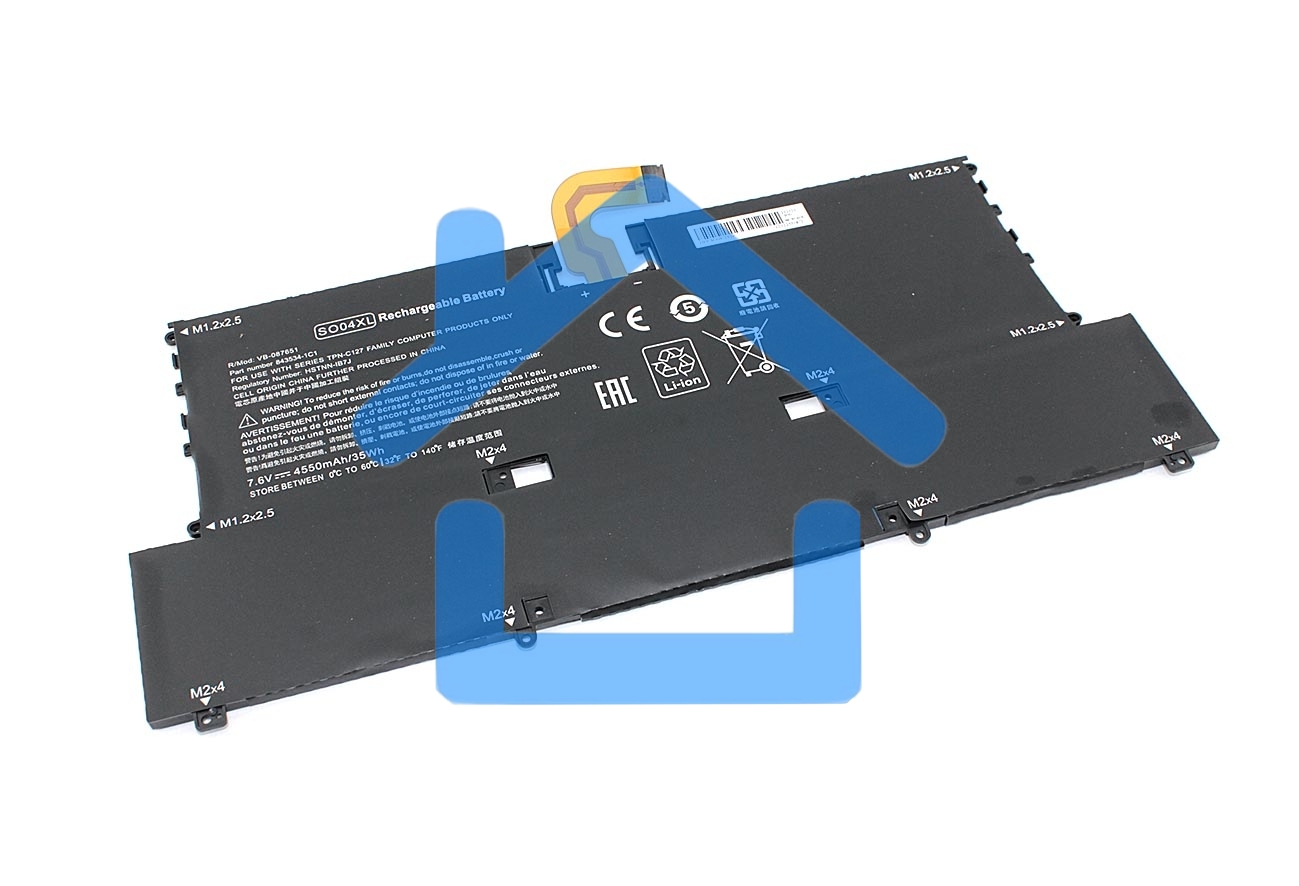 Аккумуляторная батарея для ноутбука HP Spectre 13-v000 7.6V 4550mAh OEM