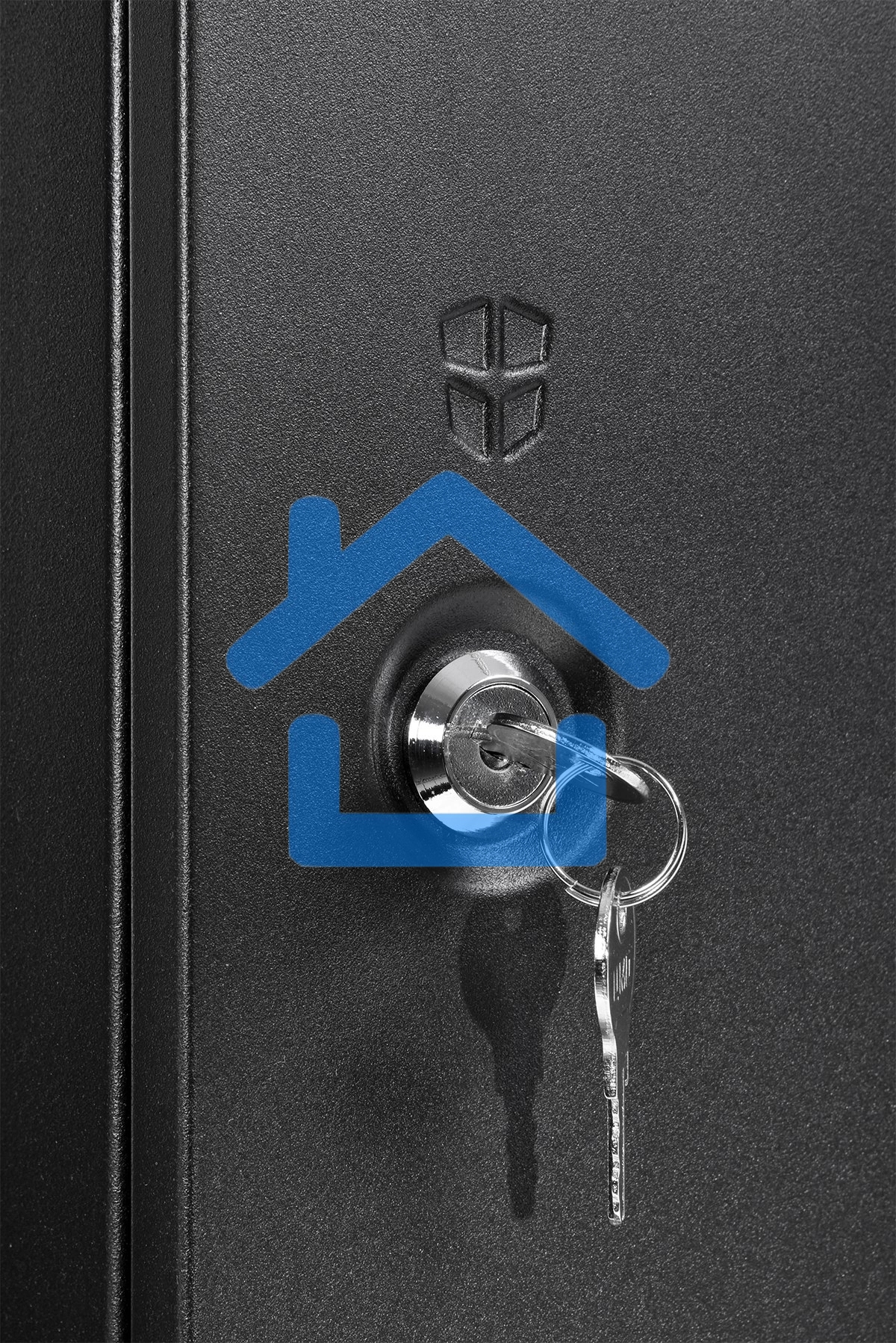 Шкаф телекоммуникационный настенный разборный ЦМО ЭКОНОМ 6U (600 x 350) дверь металл, черный (ШРН-Э-6.350.1-9005)