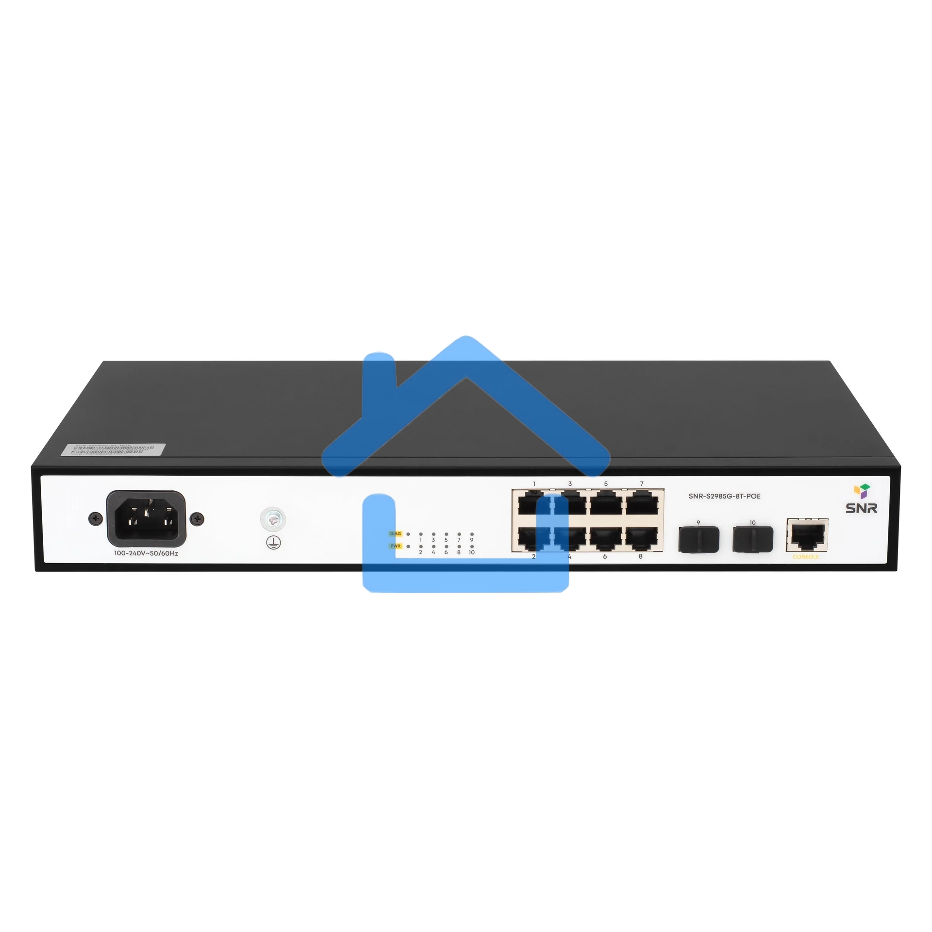Коммутатор SNR SNR-S2985G-8T-POE, 1Гбит/с, количество портов 8 шт, (L2)