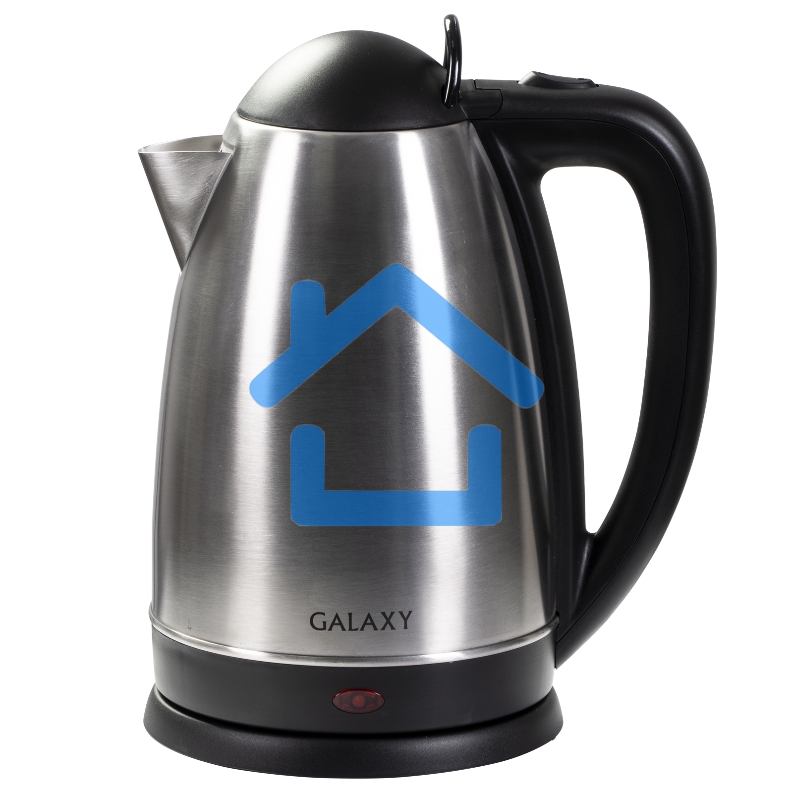 Чайник электрический Galaxy GL 0321, серый, металл, 2000 Вт, 2,5 л, корпус из нержавеющей стали AISI 304, скрытый нагревательный элемент из нержавеющей стали AISI 304, индикатор работы