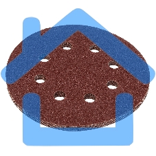 Круг абразивный Matrix на ворсовой подложке под 