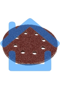 Круг абразивный Matrix на ворсовой подложке под 