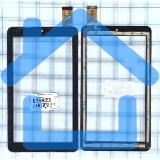 Сенсорное стекло (тачскрин) PB70A8872. черное