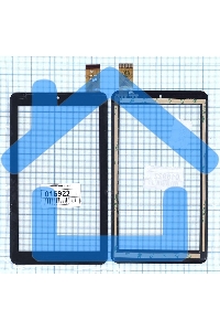 Сенсорное стекло (тачскрин) PB70A8872. черное