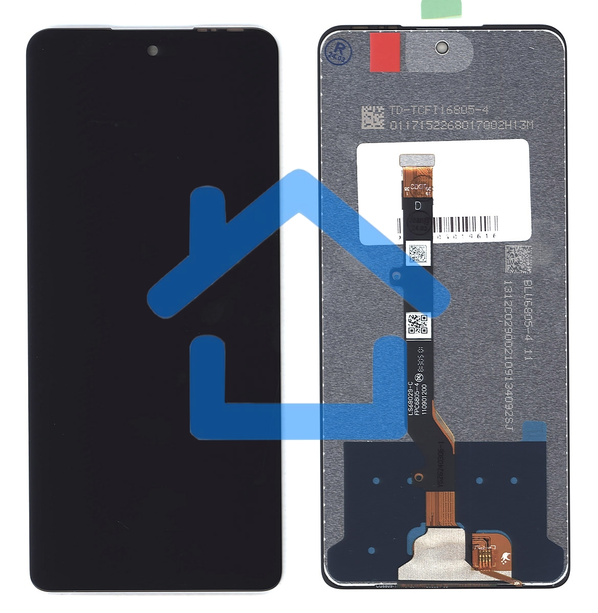 Дисплей (модуль) для Infinix Hot 40 Pro (X6837) в сборе с тачскрином черный