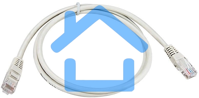 Пaтч-корд U/UTP Rexant, кат.5e, RJ45-RJ45, неэкранированный, PVC серый, 1м