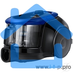 Пылесос Samsung VC18M21A0SB синий, 380/1800 Вт, уборка сухая, пылесборник контейнер 1.5 л
