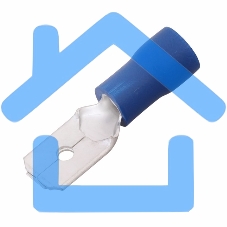 Клеммы,сжим Rexant(08-0333) КЛЕММА ПЛОСКАЯ изолированная (КПИ штекер - 6.3мм) 1.5-2.5мм (MDD2-250, VM2-250) (100 шт. в уп.)