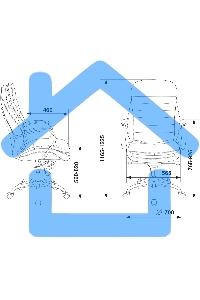 Кресло руководителя Бюрократ T-9950/BLACK черный, кожа, крестовина хром