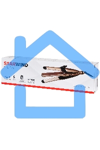 Выпрямитель Starwind SHC 7075 55Вт черный/шампань (макс.темп.:200С)