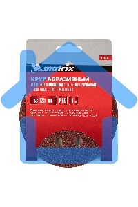 Круг абразивный Matrix на ворсовой подложке под 