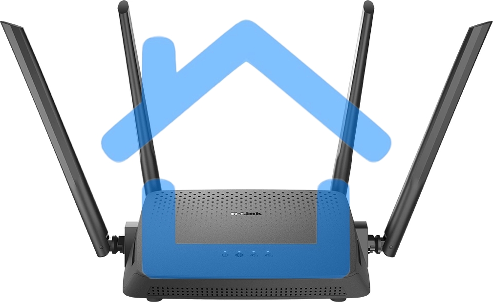 Маршрутизатор DIR-842/RU/R7A AC1200 Wi-Fi EasyMesh Router, 1000Base-T WAN, 4x1000Base-T LAN, 4x5dBi external antennas