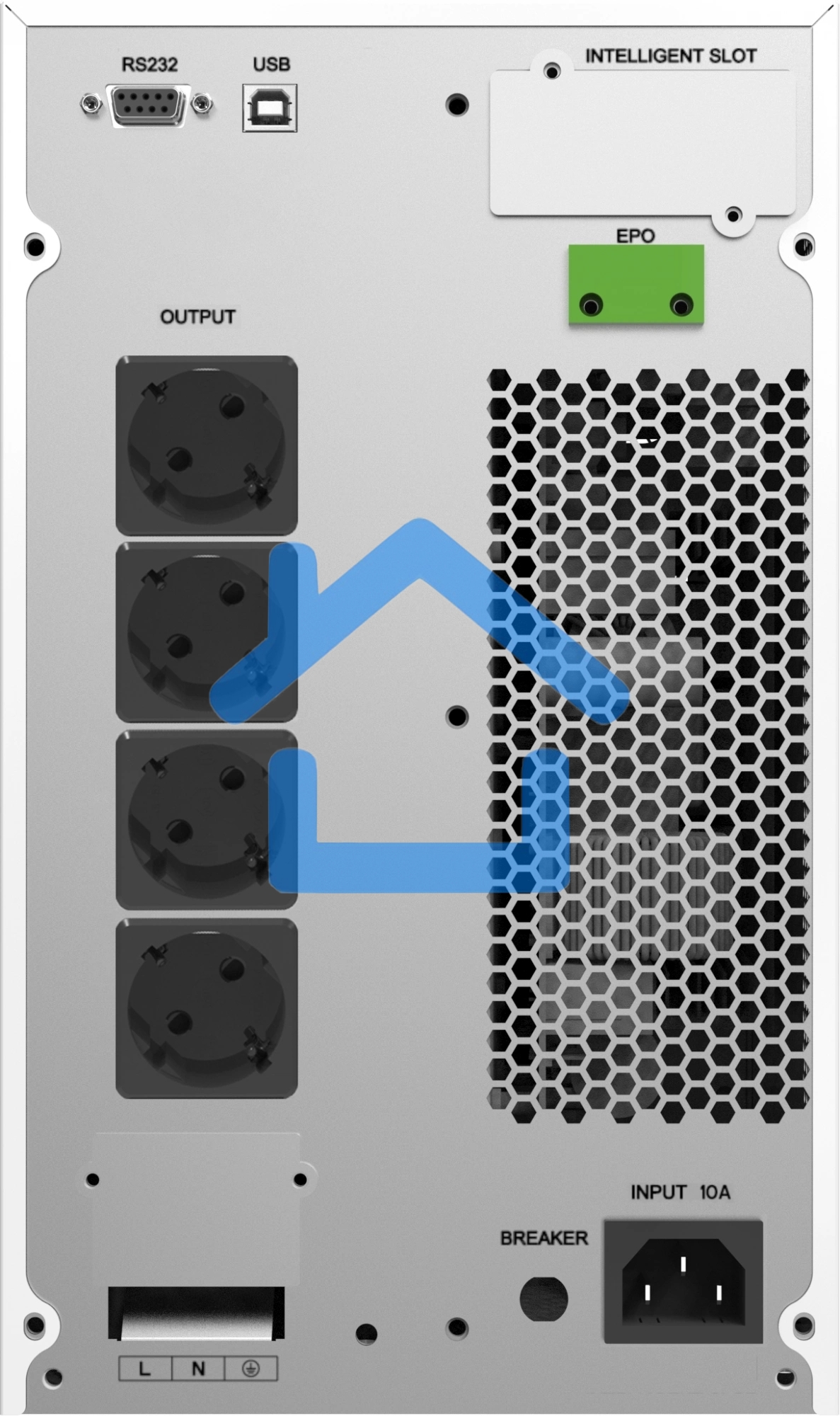 Источник бесперебойного питания Ippon Na+ TAE 2000 2000Вт 2000ВА белый