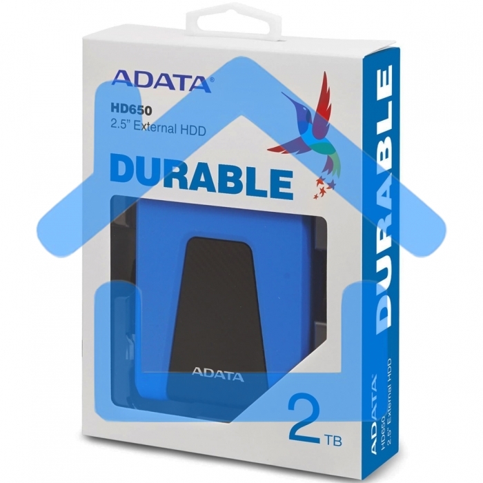 Внешний жесткий диск ADATA USB 3.1 2Tb AHD650-2TU31-CBL HD650 DashDrive Durable 2.5