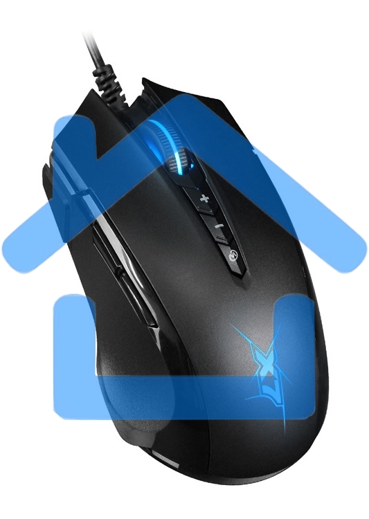 Мышь проводная A4Tech X89 черный, 2400 dpi, USB, кнопки - 8