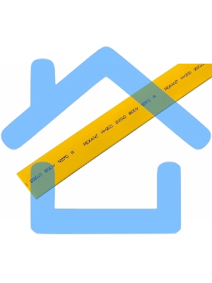 Трубка термоусадочная 20.0/10.0 1м жел. Rexant 22-0002