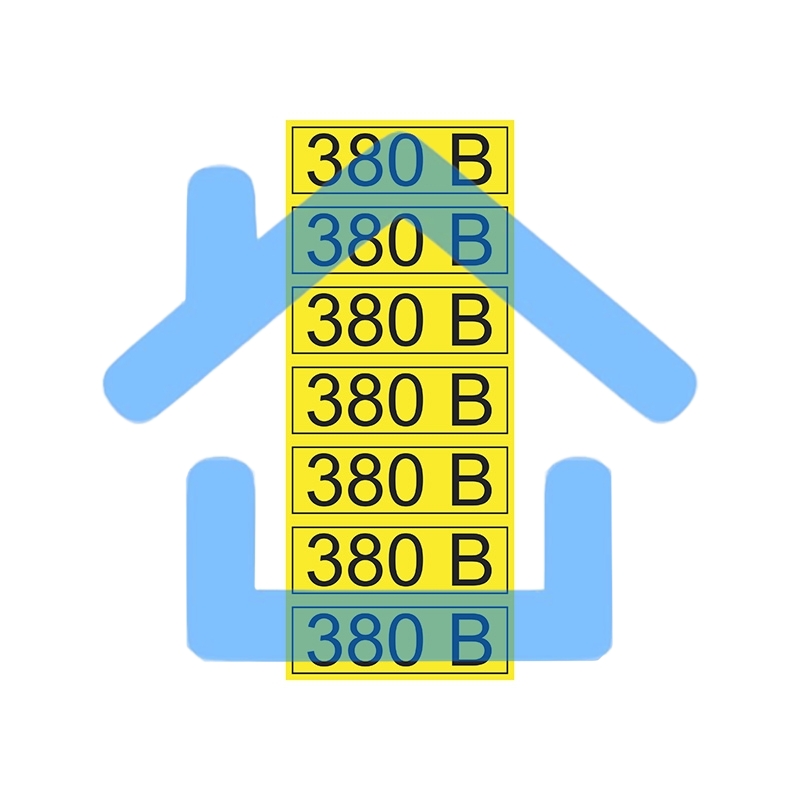 Наклейка знак электробезопасности Rexant 56-0008-2 