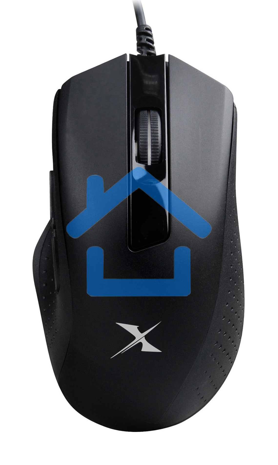 Мышь проводная A4Tech Bloody X5 Max черный, 10000 dpi, USB, кнопки - 9