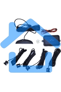 Парковочный Радар Sho-Me Y-2618N04 4 датчика 18мм серебристый