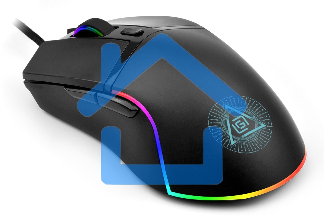Мышь проводная Oklick 717G PROPHECY черный, 6400 dpi, USB, кнопки - 6