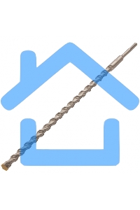 Бур по бетону Denzel двойная спираль, Cobalt W-tip, 18x460 мм, SDS PLUS