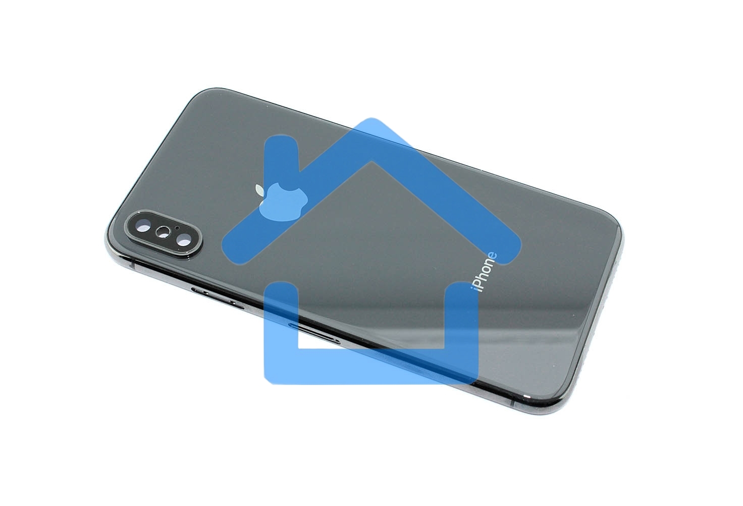 Задняя крышка (корпус) в сборе с рамкой для Apple iPhone X черный