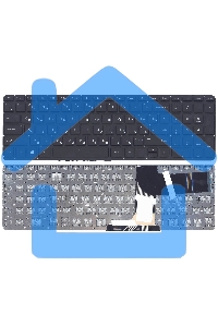 Клавиатура для ноутбука HP Pavilion 15-P 17-F черная с подсветкой