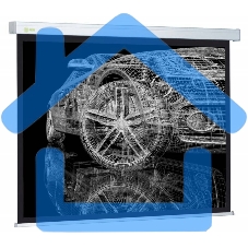 Экран Cactus 213x213см Wallscreen CS-PSW-213x213 1:1 настенно-потолочный рулонный белый