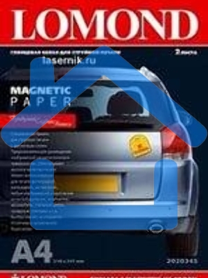 Фотобумага Lomond 2020345 A4/660г/м2/2л./белый глянцевое/магнитный слой для струйной печати