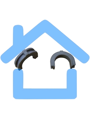 Бушинг р/в левый HP LJ 1200/1000W/3300/3310/3320/3330/3380/1300/1150/LBP-1210 (RA0-1094) 10шт OEM