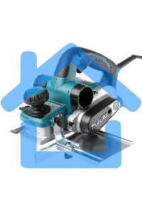 Рубанок Makita KP0810C Рубанок,1050Вт,12000об\м,ширина-82мм,глуб-4мм,3.2кг,кор,парал упор