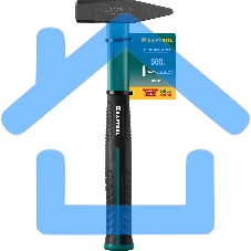 Молоток слесарный KRAFTOOL Fiberglass 500 г с фиберглассовой рукояткой