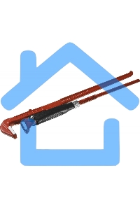 Ключ трубный ЗУБР 27314-2 МАСТЕР рычажный, прямые губки, цельнокованный, № 2, 1.5