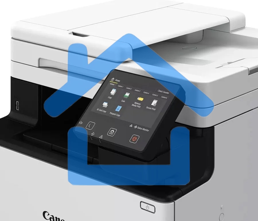 МФУ лазерное Canon i-SENSYS MF752Cdw (5455C012), A4, цветное, печ. 33 стр/мин., скан. до 50 стр/мин., 1200 x 1200 dpi (печать) 600x600dpi (скан.), USB, RJ-45, Wi-Fi, BlueTooth, Air Print, Mopria