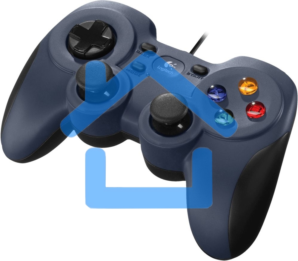 Геймпад LOGITECH F310 Wired GamePad Black USB