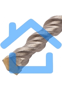 Бур по бетону Denzel двойная спираль, Cobalt W-tip, 18x460 мм, SDS PLUS