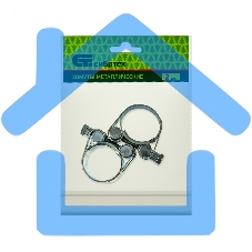 Хомуты металлические, силовые 29-31 мм, ширина 20 мм, шарнирные, W1, 2 шт. Сибртех