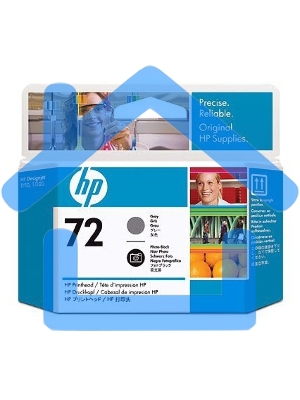 Печатающая головка HP №72 C9380A фото черный/серый печатающая головка для HP DJ T1100/T610