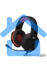 Игровые стереонаушники с микрофоном SVEN AP-G988MV, черный-красный Игровые стереонаушники с микрофоном SVEN AP-G988MV, черный-красный