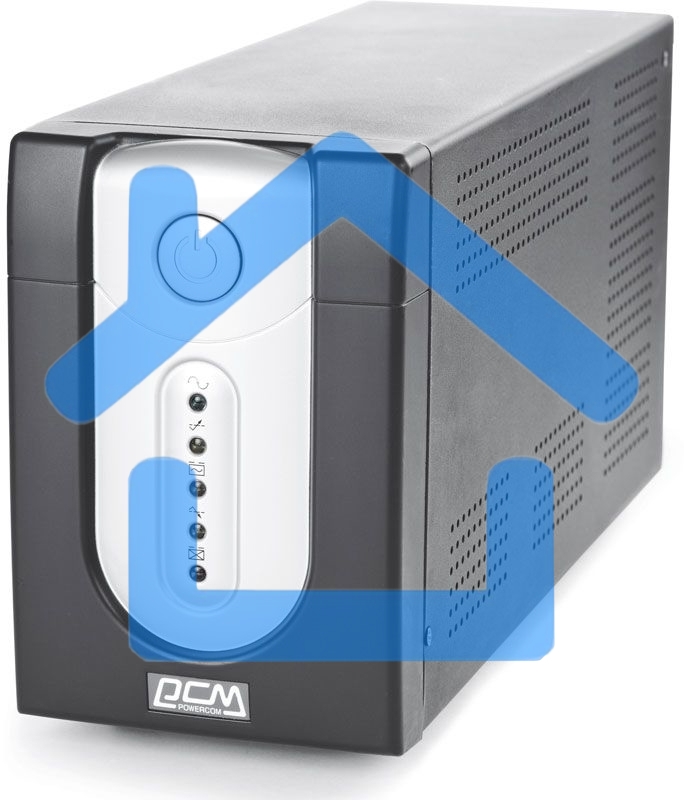 Источник бесперебойного питания Powercom Imperial IMP-1025AP 615Вт 1025ВА черный