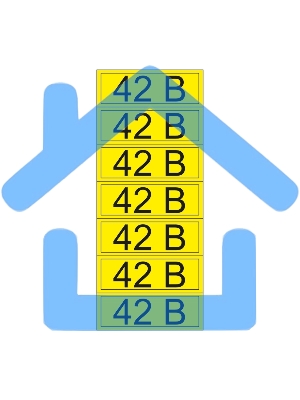 Наклейка знак электробезопасности Rexant 55-0003-1 